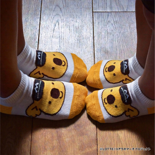 チャンスくん かかと刺繍ソックス ホワイト 詳細画像 1カラー 6