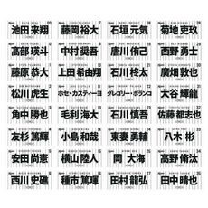 2026年選手フェイスタオル　ホーム 詳細画像