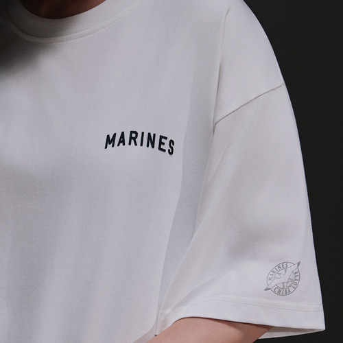 ACTIVE Tシャツ/MARINESアーチロゴ 詳細画像 ホワイト 1