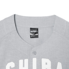 ベースボールシャツ/ロゴアップリケ 詳細画像