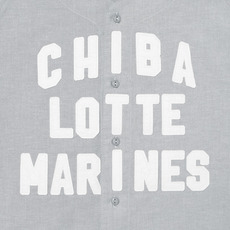 ベースボールシャツ/ロゴアップリケ 詳細画像