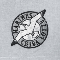 ベースボールシャツ/ロゴアップリケ 詳細画像