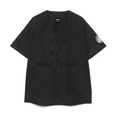 ベースボールシャツ/ロゴアップリケ 詳細画像