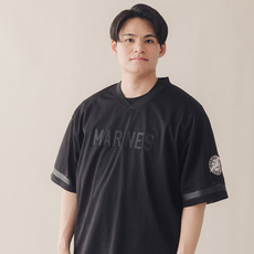 メッシュフットボールシャツ/MARINESロゴ