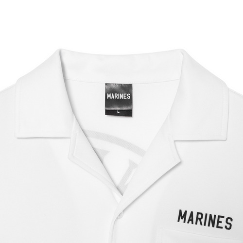 オープンカラーシャツ/背面シンボルロゴ 詳細画像 ホワイト 12