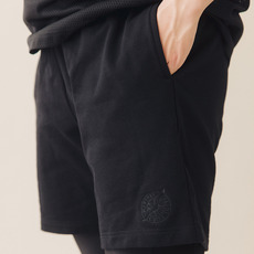 スウェットハーフパンツ/シンボルロゴ刺繍