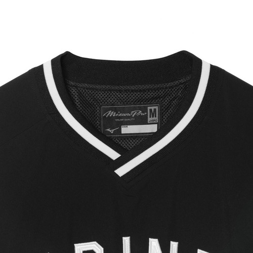 ミズノオーセンティック Vネックジャケット 詳細画像 ブラック 3