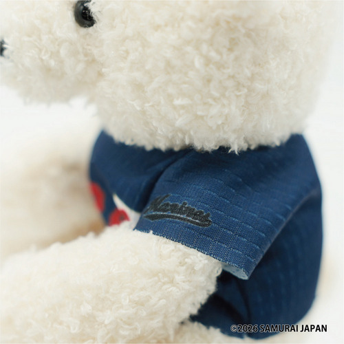 侍ジャパン&times;種市篤暉投手 もこもこベア15cmあみぐるみ 詳細画像 ビジター 3