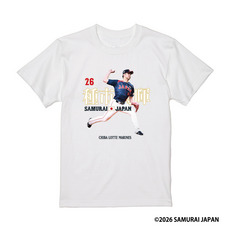 侍ジャパン×種市篤暉投手(選手ビジュアル) Tシャツ
