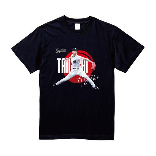 種市篤暉投手 日の丸デザイン Tシャツ 詳細画像 ネイビー 1