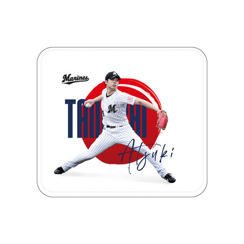 種市篤暉投手 日の丸デザイン レザーマウスパッド 詳細画像 1カラー 1