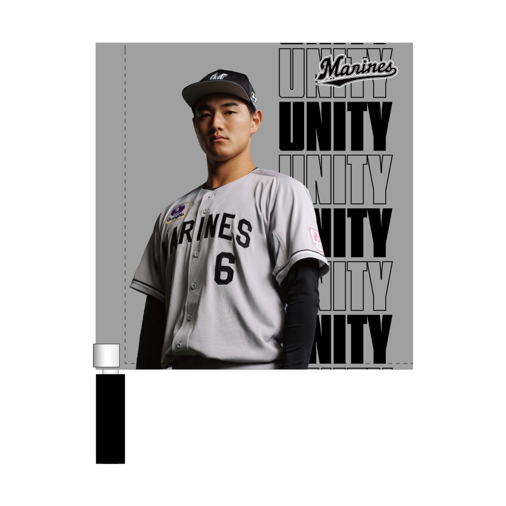 2026 UNIFORM キービジュアル ミニフラッグ/マリーンズオンライン