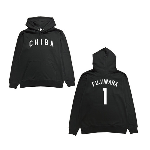 全選手展開 ネーム＆ナンバーパーカー(VISITORロゴ)  ブラック 詳細画像 1カラー 1