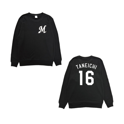 全選手展開 ネーム＆ナンバートレーナー(Mロゴ) ブラック 詳細画像 1カラー 1