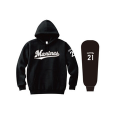 全選手展開 パーカー(Marinesロゴ) ブラック