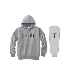 全選手展開 パーカー(VISITORロゴ)  グレー