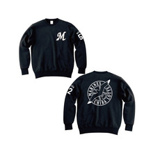 全選手展開 トレーナー(Mロゴ＆プライマリーマーク) ブラック