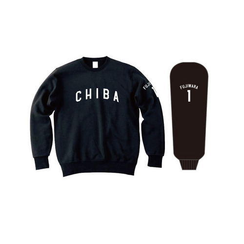 全選手展開 トレーナー(VISITORロゴ)  ブラック 詳細画像 1カラー 1