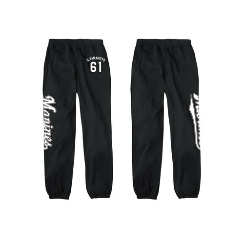 全選手展開 スウェットパンツ(Marinesロゴ) ブラック 詳細画像 1カラー 1