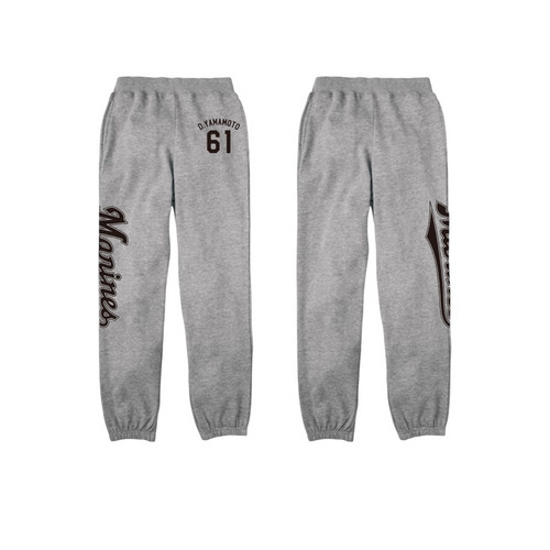 全選手展開 スウェットパンツ(Marinesロゴ) グレー 詳細画像 1カラー 1