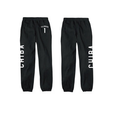 全選手展開 スウェットパンツ(VISITORロゴ)  ブラック