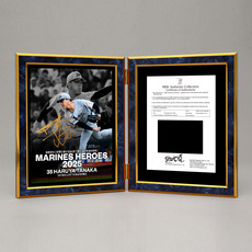 田中晴也投手 2025年シーズン名場面 直筆サイン入り 2面式フォトパネル