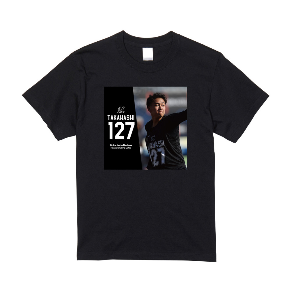 Rookie’s Camp 2026 ビジュアル Tシャツ ブラック/マリーンズ
