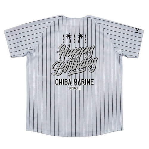 【ネーム・ナンバーカスタム】ANNIVERSARY ユニホーム(Birthday) 詳細画像 名入れ(アルファベット＋ナンバー) 1