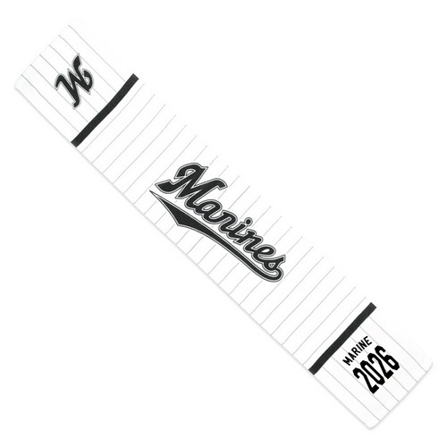 【ネーム・ナンバーカスタム】マフラータオル(ホーム) 詳細画像 名入れ(アルファベット＋ナンバー) 1