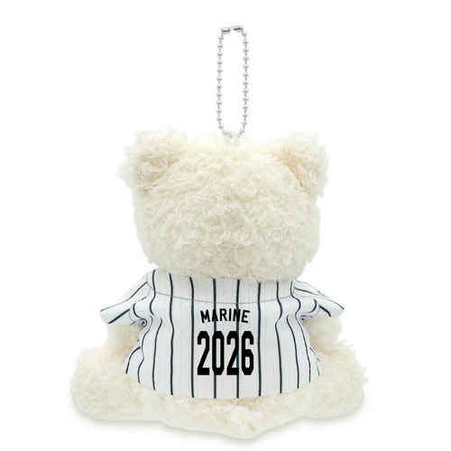 【ネーム・ナンバーカスタム】もこもこベア15cmあみぐるみ(ホーム) 詳細画像 名入れ(アルファベット＋ナンバー) 1