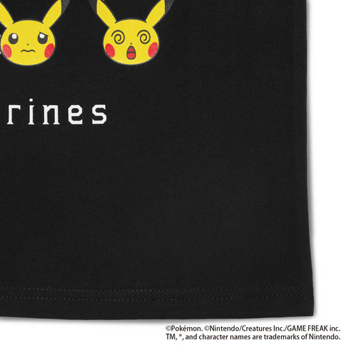 ポケモン2026 マリーンズ キッズTシャツ ピカチュウ 詳細画像 ブラック 6