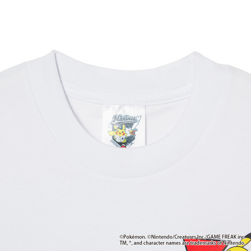 ポケモン2026 マリーンズ キッズTシャツ キーロゴ 詳細画像 ホワイト 4