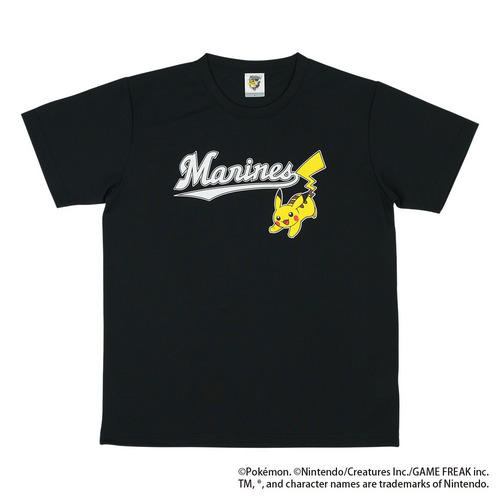 ポケモン2026 マリーンズ プラクティスTシャツ 詳細画像 ブラック 1