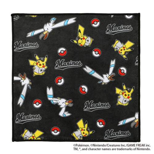ポケモン2026 マリーンズ ハンドタオル 総柄 詳細画像 1カラー 1