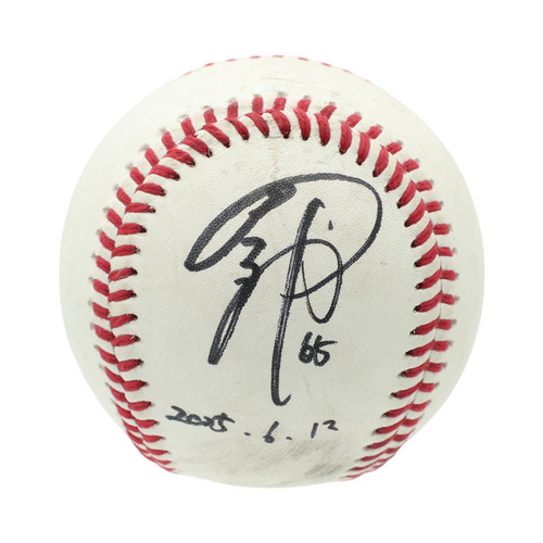 ヒーロー試合球C#65寺地(2025.6.12)「勝ち越しタイムリー！」