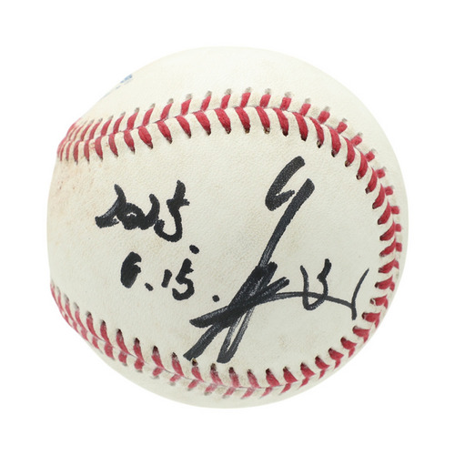 ヒーロー試合球B#3角中(2025.6.15)「レフトへのサヨナラ犠牲フライ！」