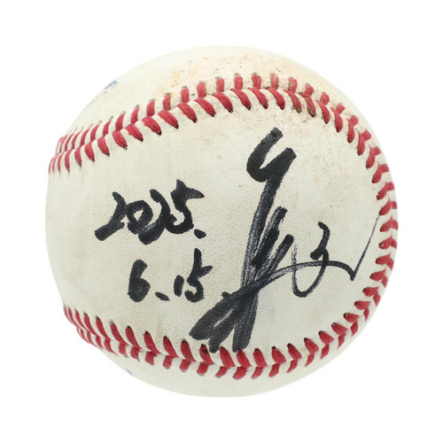 ヒーロー試合球C#3角中(2025.6.15)「レフトへのサヨナラ犠牲フライ！」