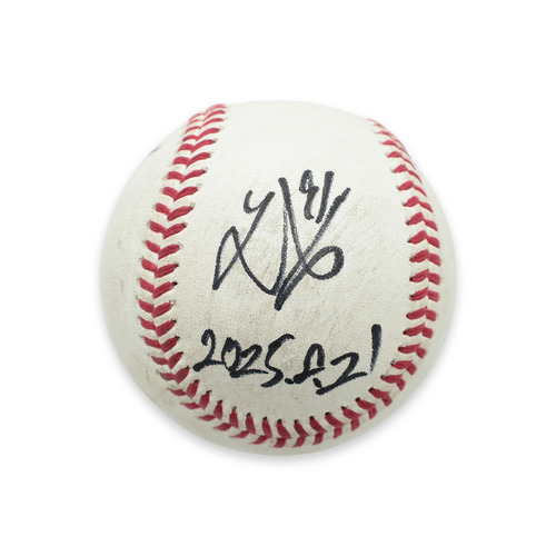 ヒーロー試合球B#91吉川(2025.8.21)「プロ初先発で初勝利！」