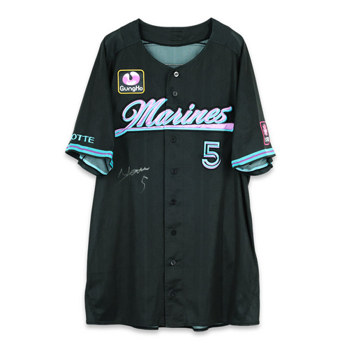 #5安田 尚憲 直筆サイン入り実使用ユニホーム(BSW)