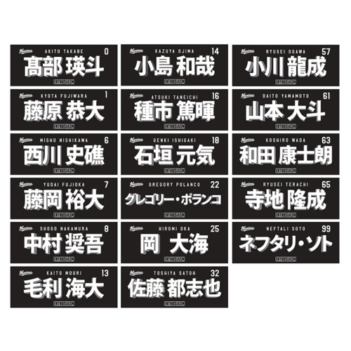 2026年選手フェイスタオル　ビジター 詳細画像 #99ネフタリ・ソト 2