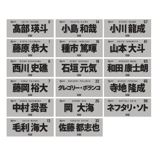 2026年選手フェイスタオル　ALT 詳細画像 #99ネフタリ・ソト 2