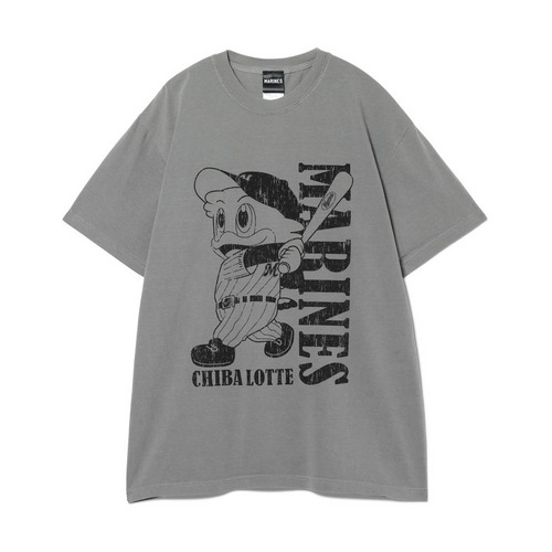 ヴィンデージ風Tシャツ/マーくんイラスト 詳細画像 グレー 1