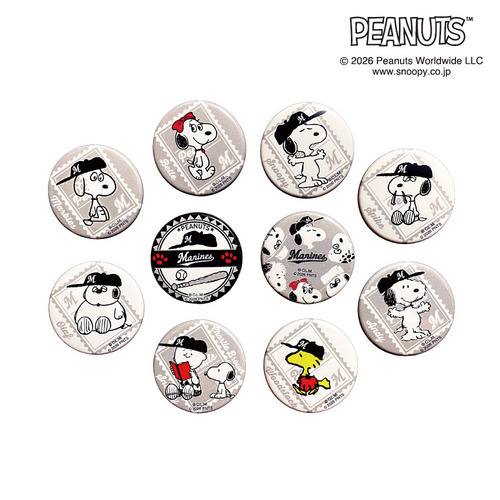 26SNOOPY MARINES シ－クレット缶バッジ 詳細画像 1カラー 1