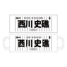 全選手展開 選手フェイスタオルデザイン マグカップ(ホーム)