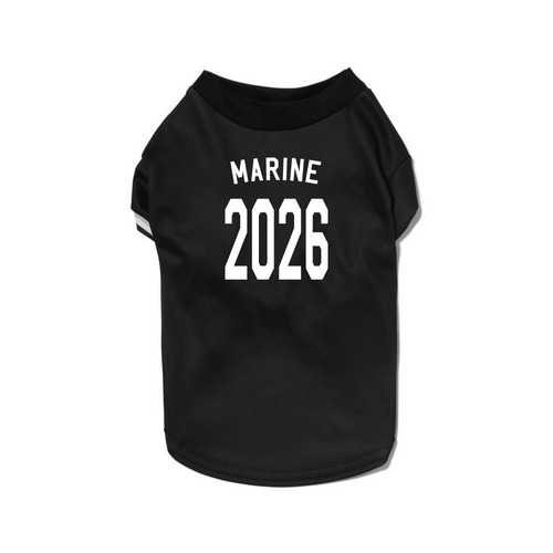 【ネーム・ナンバーカスタム】ドッグシャツ(ビジター) 詳細画像 名入れ(アルファベット＋ナンバー) 1