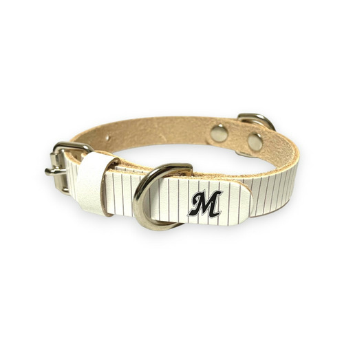 【ネーム・ナンバーカスタム】本革製犬用首輪(ホーム) 詳細画像 名入れ(アルファベット＋ナンバー) 2