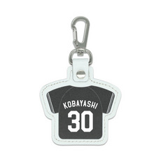 TEAM26 DAY 5月来場OB2選手展開 本革製ユニホームキーホルダー(ビジター) 詳細画像