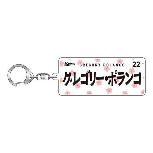 全選手展開 マンスリー総柄アクリルキーホルダー(桜Ver.) 詳細画像 受注パターン 1