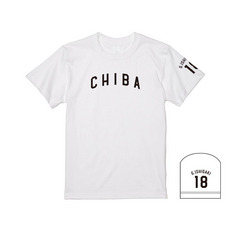 全選手展開 半袖Tシャツ(VISITORロゴ)  ホワイト