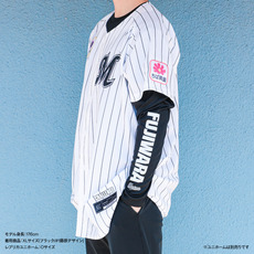 全選手展開 ユニホームコーデ ドライロングTシャツ ホワイト 詳細画像